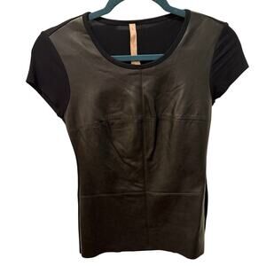 Bailey44 Leather Alternative Top